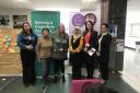 Women helping to run DV Flag East, a programme designed to get domestic abuse victims access to the legal system. L-R: the council's  domestic abuse commissioning manager Hazel North-Stephens, chief officer for Citizens Advice Barking & Dagenham Pip Salva