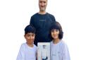 Tandy Virdee and his twin sons Deivan and Rylan have made a business out of a lockdown home-schooling project.