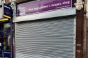 The Haven House Children's Hospice shop in Romford now has a security shutter