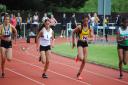 Aleena Lawrence of Ilford AC in Southern League action