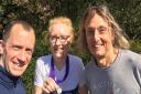 Danny Holeyman, Julia Galea, and Terry Knightley at The Annual St Clare Hospice 10K Road Race