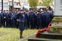 The RBL Service of Remembrance at the Wanstead War Memorial.