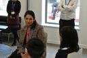 International trade secretary Priti Patel, pictured, campaigning with Ilford North's Conservative candidate Lee Scott at Avanti Court Primary School. Ms Patel took questions from the pupils. Picture: Chris McKeon