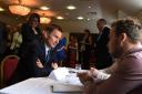Health Secretary Jeremy Hunt MP talking to Conservative Party Members at the Prince Regent Hotel
