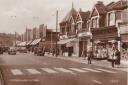 Ilford Lane in the mid 20th century.