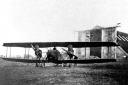 A biplane bomber similar to those Cap Wilfred Chalmers Jameson would have flown in in 1918.