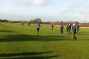 Redbridge's Ahmed Abdulle strides to victory in the senior boys' race at the Essex Schools' Cross-Country Championships at Colchester's Hilly Fields