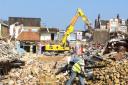 The former swimming poolin High Road has been demolished to make way for a primary school