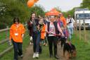 More than 300 people and 200 pooches took part in the walk