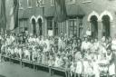 A VE Day party in Baxter Road, Custom House, in 1945. Picture: Newham Archive and Local Studies