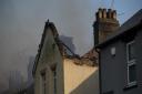 A house damaged in last year's Wennington fire