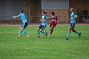 Action from Athletic Newham's clash with Stanway Rovers