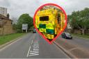 Winston Way, Ilford with ambulance image