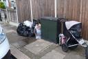 The rubbish dumped in Kent View Gardens