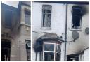 A terraced house in Mortlake Road, Ilford was badly damaged by fire this morning