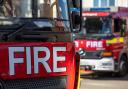 Smoke detectors alerted residents to a fire in their housing block ion Ley Street yesterday morning