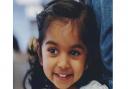 Esha Nadeswaran, four, helped to inspire a campaign to find more stem cell donors