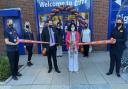 Representatives from charity Sue's House open the B&M store in King George Avenue, Newbury Park.