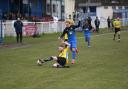 George Purcell netted both goals for Redbridge in their win over Little Oakley