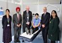 Dignitaries attended the opening, including council leader Jas Athwal (second left)