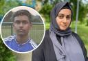 Heartbroken mother Samina Khalid has spoken to the Ilford Recorder about how the murder of her son Kamran (inset), in Ilford in 2021, has affected her and her family