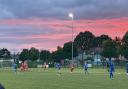 Frenford and Woodford Town met at The Drive in the Essex Senior League