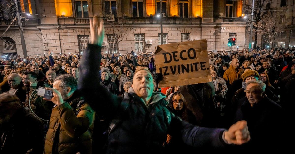 Serbia's opposition takes to the streets claiming election fraud - Vimarsana News