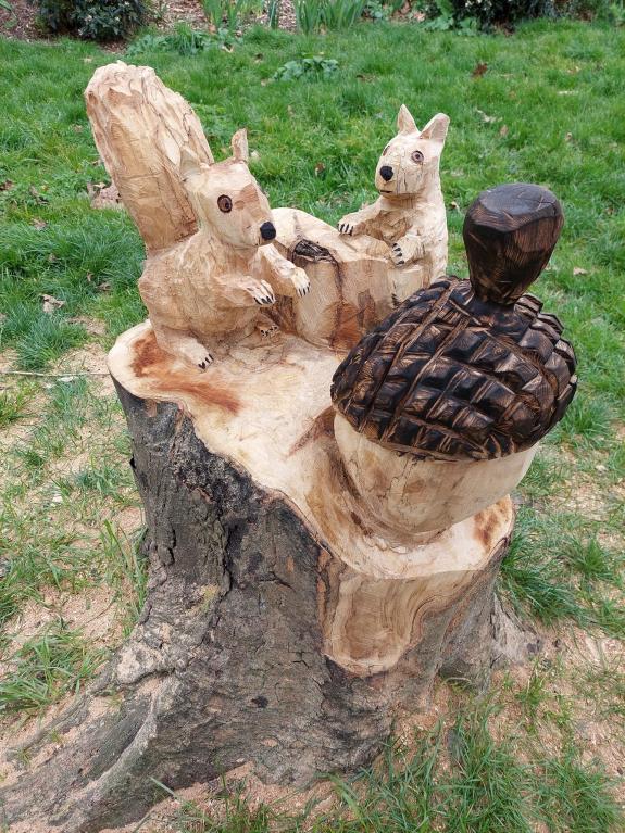 Ilford Recorder: Marshall's animal carvings can be seen in Raphael Park Ilford Recorder: Marshall's animal carvings can be seen in Raphael Park