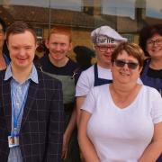 Pinnies Tearoom is run by Mencap Huntingdon, which provides work opportunities for people with learning disabilities