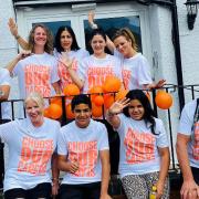 People from Belmont Lodge in Chigwell and Forest Healthcare, which runs the care home, took part in a five-mile fundraising walk for the Care Workers Charity