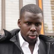 West Ham defender Kurt Zouma leaves Thames Magistrates' Court after he was ordered to carry out 180 hours of community service and banned from keeping cats for five years