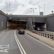 The Green Man Tunnel is closed this morning (October 5) due to flooding
