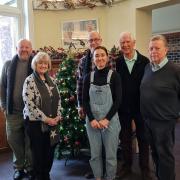 (L-R) Jeremy Smith, RTC chair; Cllr Suzanne Nolan, board member; Mike Woodward, board member; Leila from Little Actors; Michael Brackley, board member; and Robert Cole, vice chair.