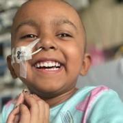 Esha, 4, requires a stem cell transplant to have a chance of survival