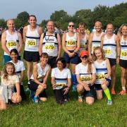 Ilford Athletics squad at Pleshley Half Marathon