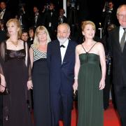 The stars and director of Another Year, set in Wanstead, at its Cannes Film Festival premiere.