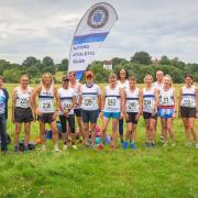 Ilford Athletics Club runners at the Elvis series race in Epping Forest