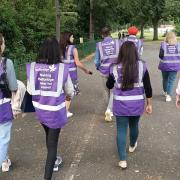 The Women's Safety Walk, undertaken as part of Redbridge Action Week, which began on Wednesday, July 21.