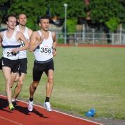 Ilford Athletics Club runners in action at Mayesbrook Park