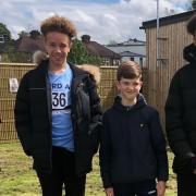 Ilford Athletics Club youngsters after taking part in a track day in Woodford