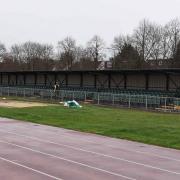 The grandstand at Ashton Playing Fields has now been opened.