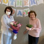 Margaret Godfrey was able to visit her 93-year-old mum Winnie Mulgrew and hold hands with her for the first time in more than a year.
