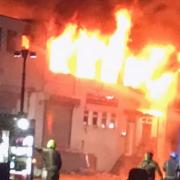 The blaze in Fowler Road began last night (September 21)