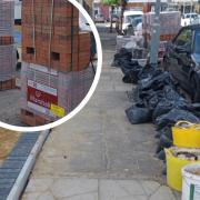 A Seven Kings man has been fined after illegally storing building materials outside his house