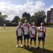 Qualifying Wanstead Central fours (l-r) Colin Foster, Paul Woodford, Colin Jones and Peter Barham