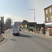 The incident took place in Ilford High Road