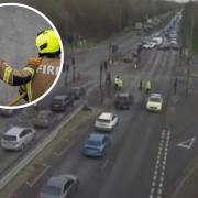 London Fire Brigade was called to the fire on A12