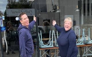 Partners Garry Pepperman and Tammy Westwood, who are opening a delicatessen in Barkingside High Road