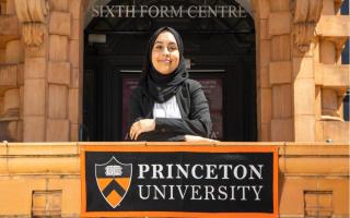 Ayesha Karim, 18, has been offered a place at Ivy League university Princeton.