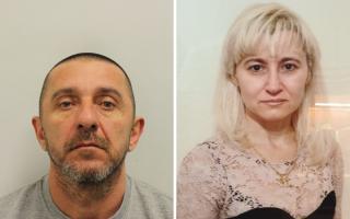 Nicolae Virtosu (left) murdered his sister-in-law Svetlana Mihalachi in Ilford in 2021